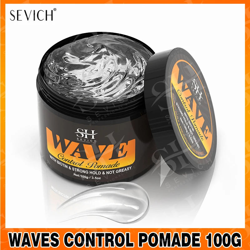 3.53 oz Biotin Wave Pomade – Strong Hold