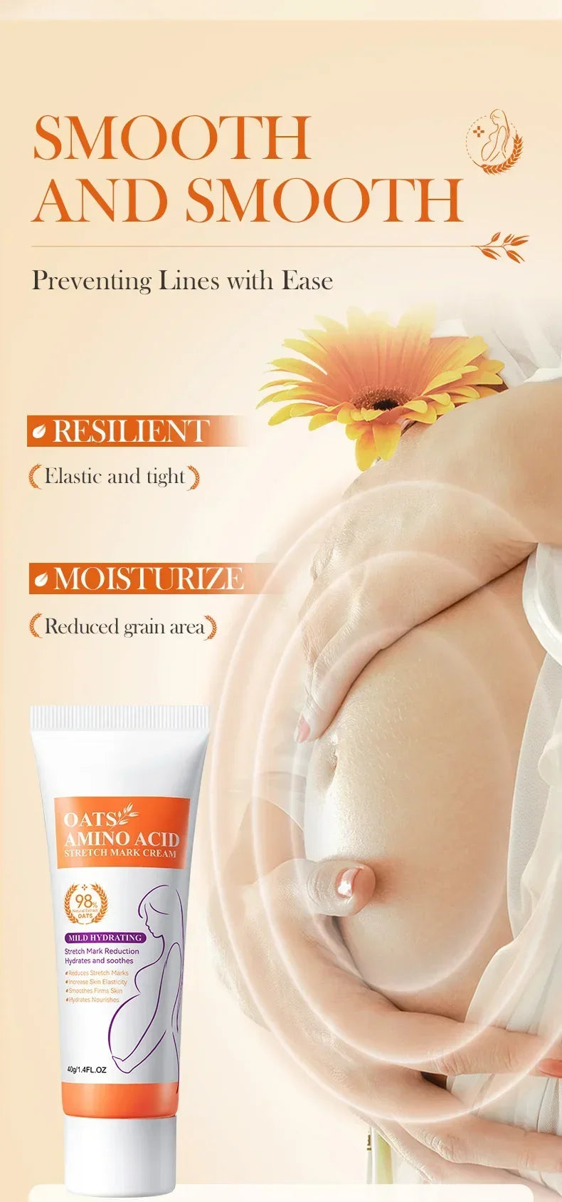 Stretch Mark & Firming Body Cream – Repair & Anti-Aging Care