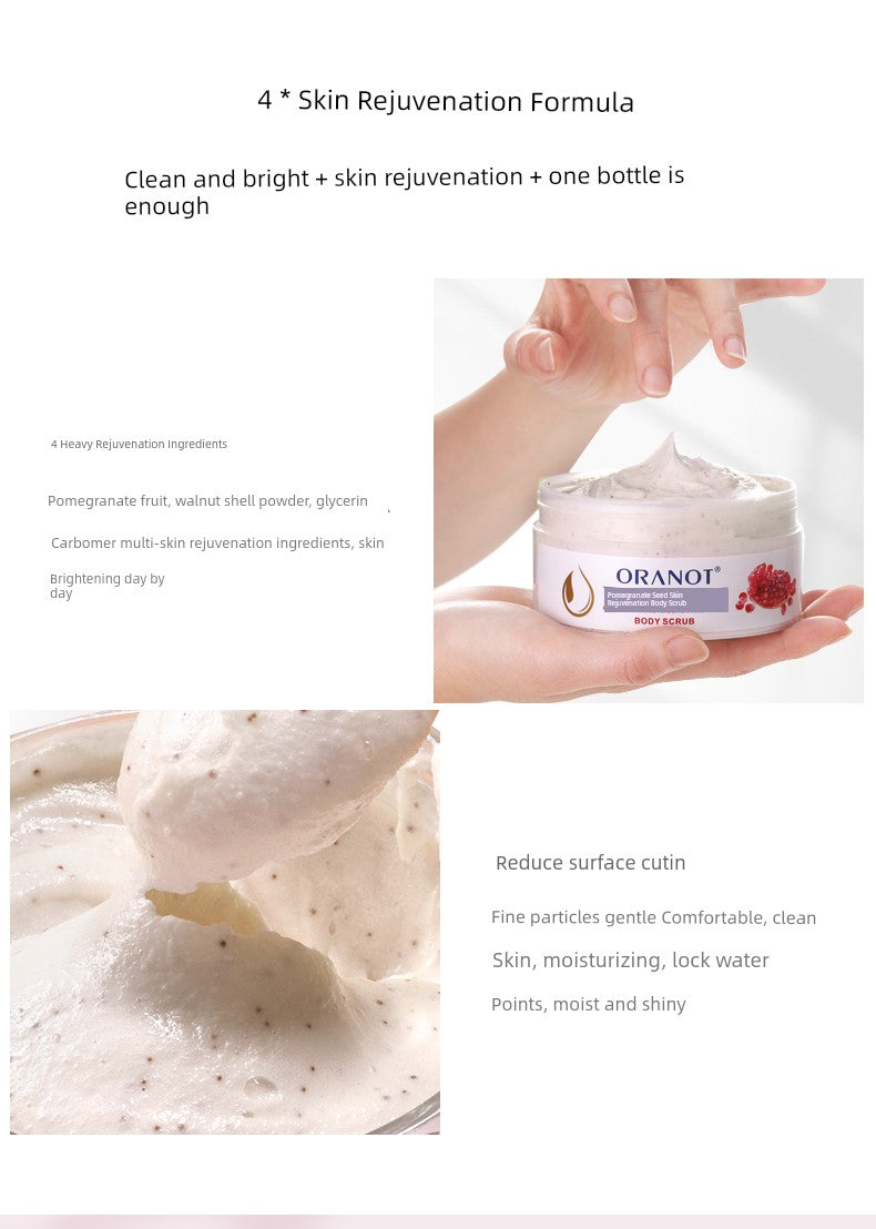 Yellow Skin Whitening Moisturizing Hydrating Body Scrub Cream