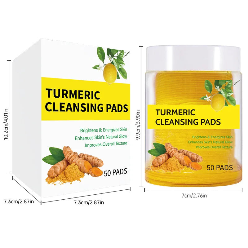 Turmeric Cleansing Pads – Balances Oil & Removes Excess Keratin