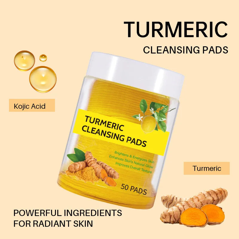 Turmeric Cleansing Pads – Balances Oil & Removes Excess Keratin