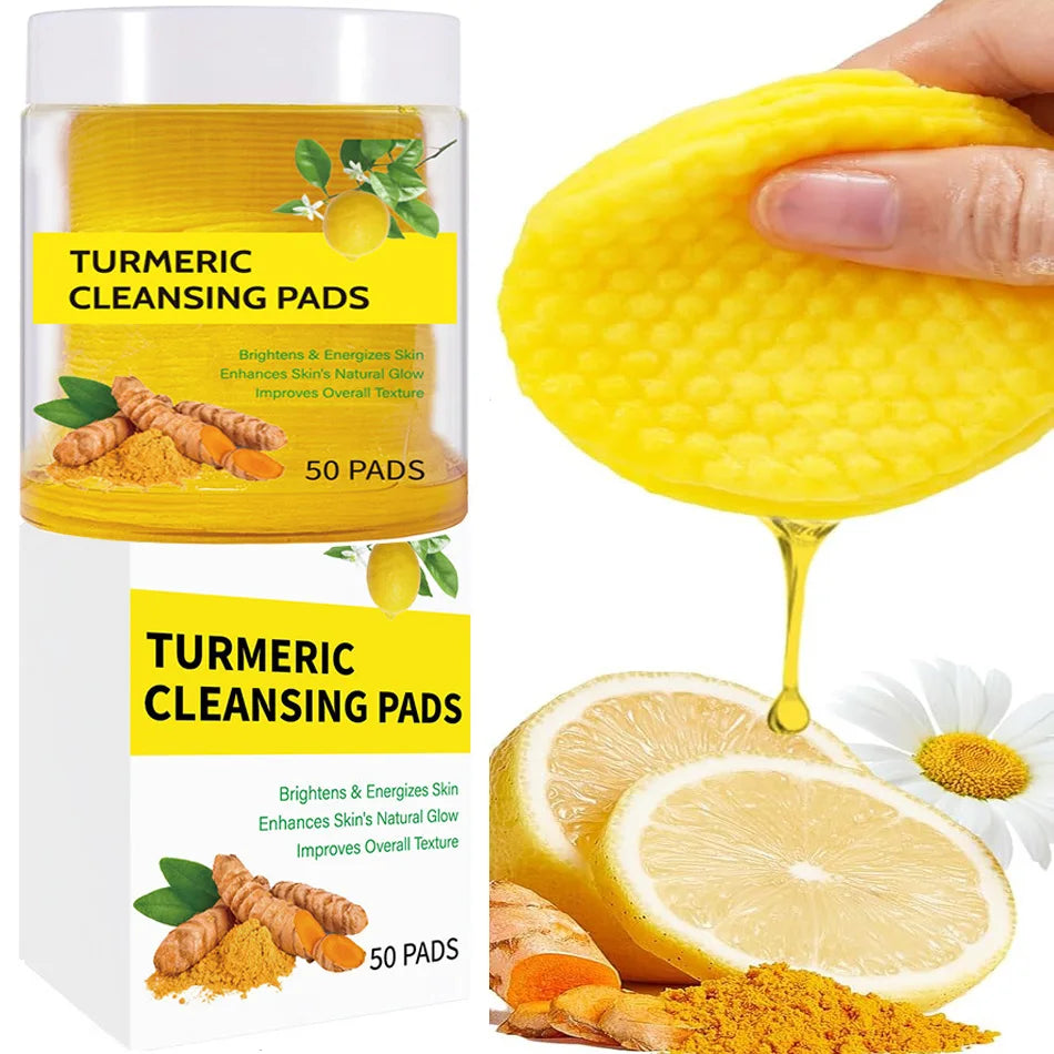 Turmeric Cleansing Pads – Balances Oil & Removes Excess Keratin