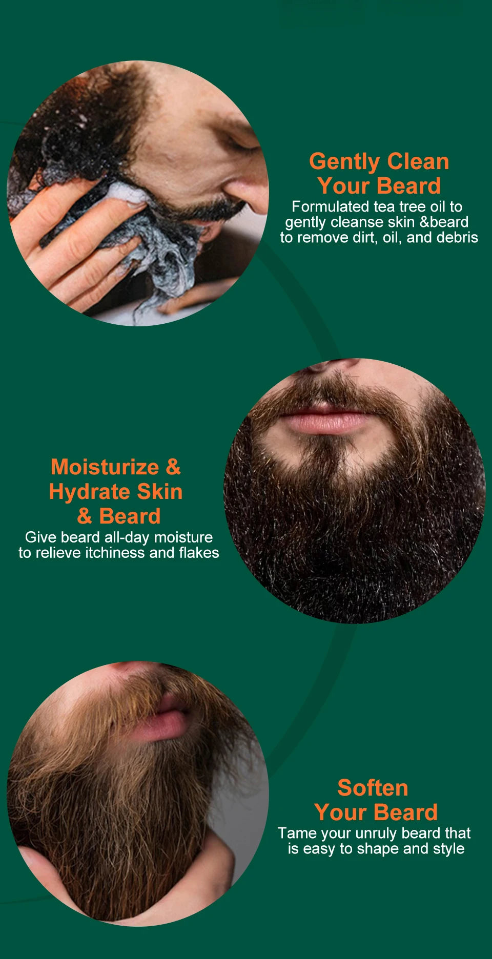 Beard Growth Kit – Tea Tree Oil & Beard Conditioner