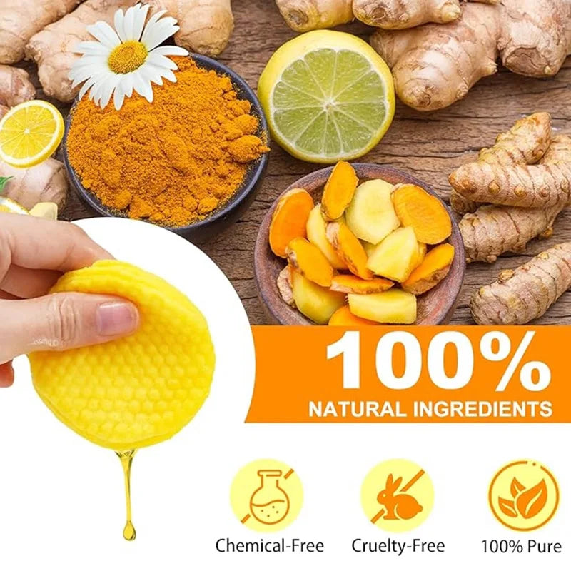 Turmeric Cleansing Pads – Balances Oil & Removes Excess Keratin