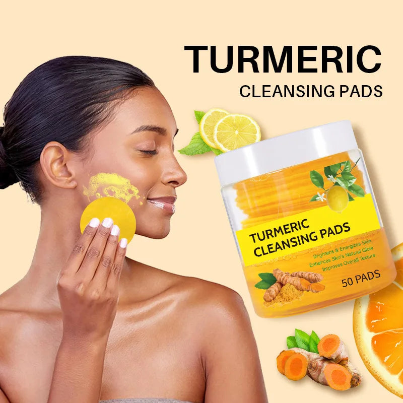 Turmeric Cleansing Pads – Balances Oil & Removes Excess Keratin