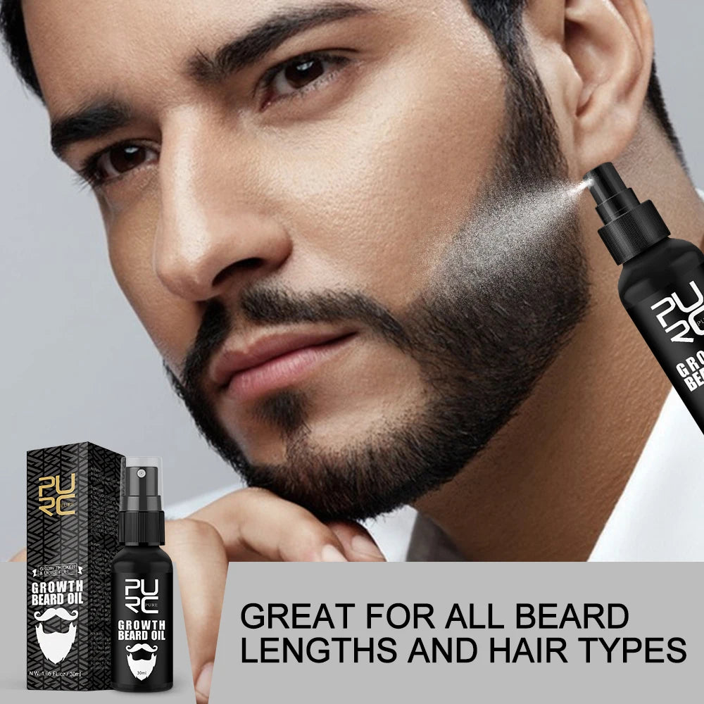 PURC Beard Oil – 5-Piece Growth & Grooming Set for Men