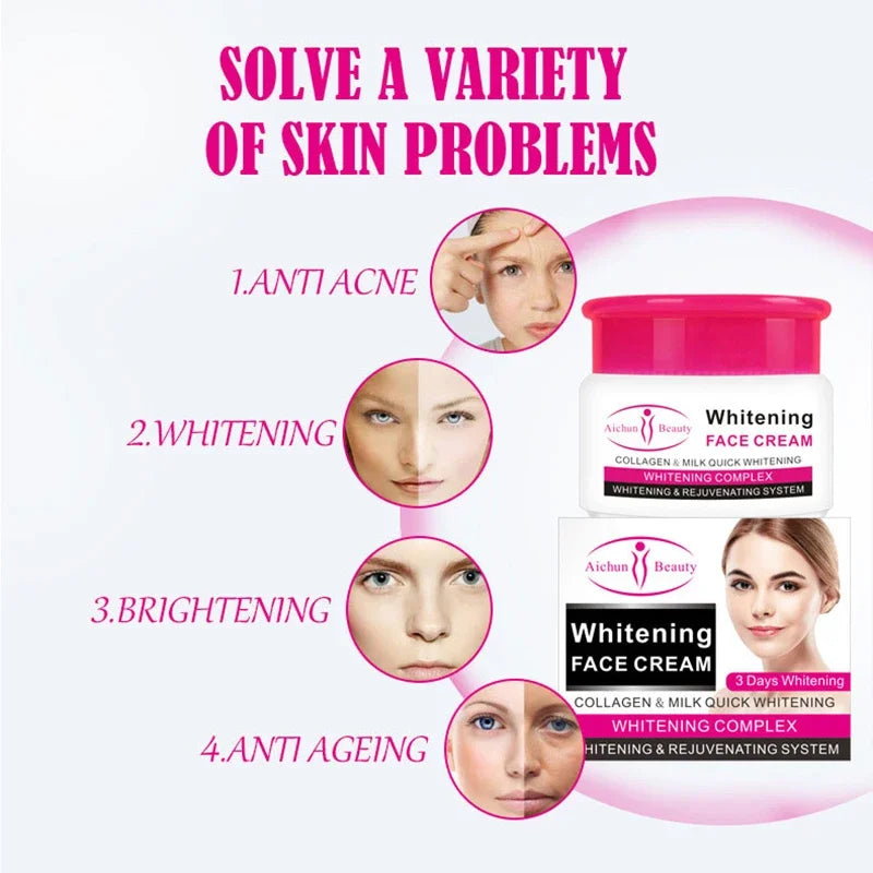 Collagen Whitening Cream – Moisturizing & Brightening