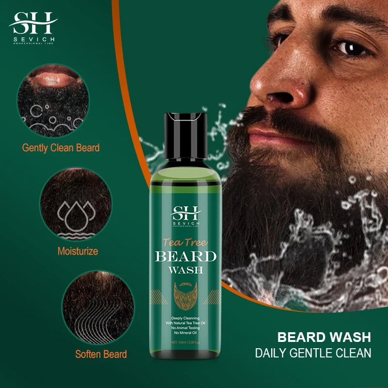 Beard Growth Kit – Tea Tree Oil & Beard Conditioner